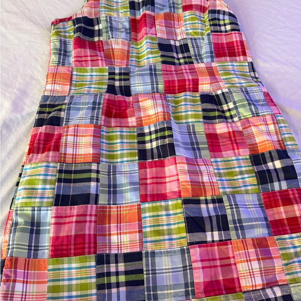 L.L. Bean Multicolor Patchwork Dress - image 1